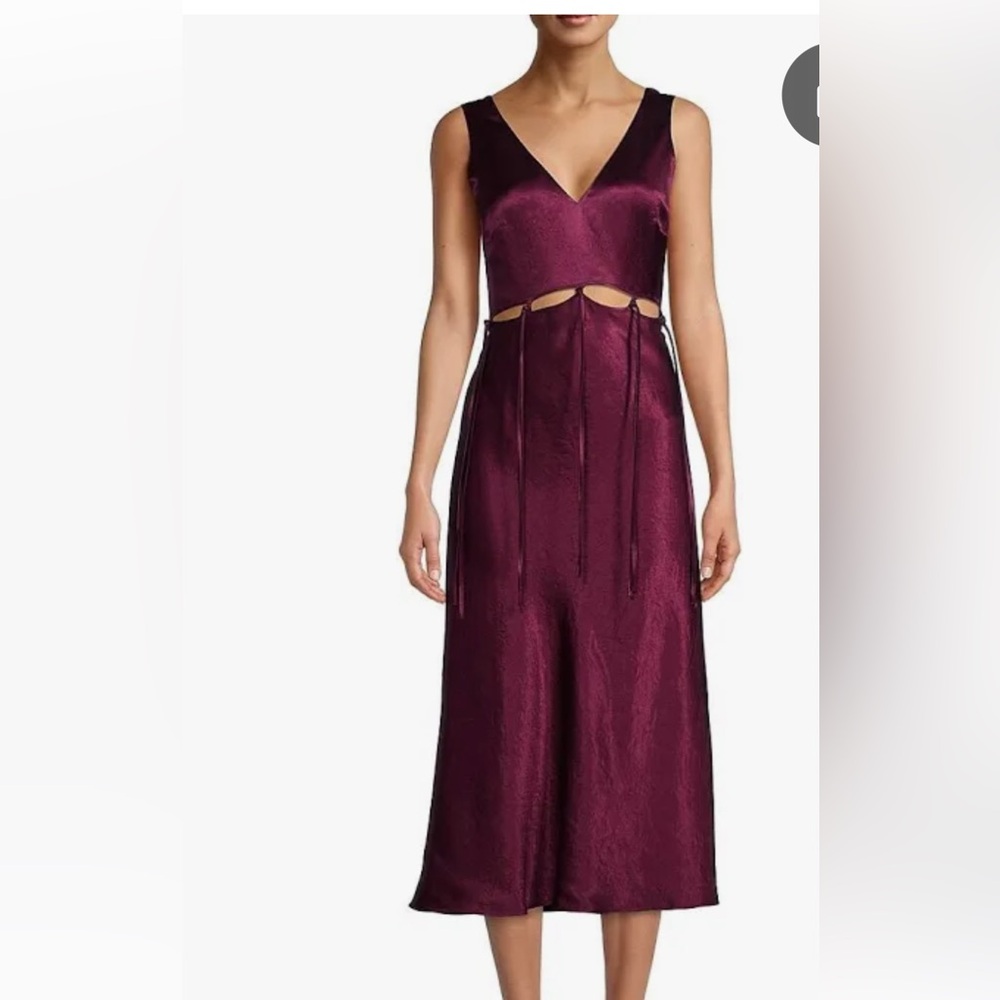 Jason Wu Burgundy Midi Dress